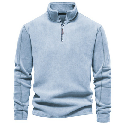 Joshua™ | Fleece Trui met Kwartrits