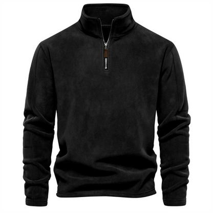 Joshua™ | Fleece Trui met Kwartrits